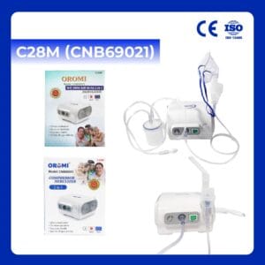 C28M (CNB69021) - Máy Xông Khí Dung Và Hút Mũi Tích Hợp Hút 2 Trong 1 - Dòng CHUYÊN XÔNG