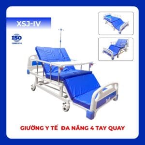 XSJ-IV - Giường Bệnh Nhân Đa Năng 4 Tay Quay