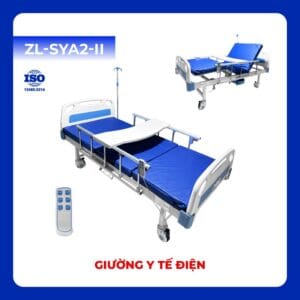 ZL-SYA2-II - Giường Y Tế Điện 2 Tay Quay Có Bô