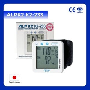 ALPK2 K2-233 - Máy Đo Huyết Áp Điện Tử Cổ Tay | Chính Hãng Nhật Bản