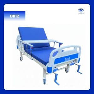 BII12 - Giường Y Tế 2 Tay Quay Không Bô
